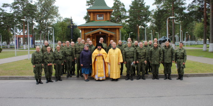 Первая литургия в войсковой части