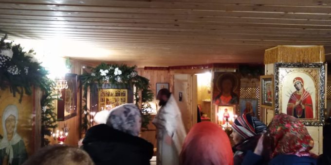 Рождество Христово в д. Васкелово