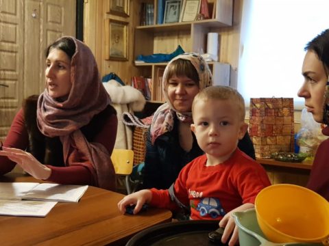 Семья и род. Занятие в воскресной школе д. Васкелово