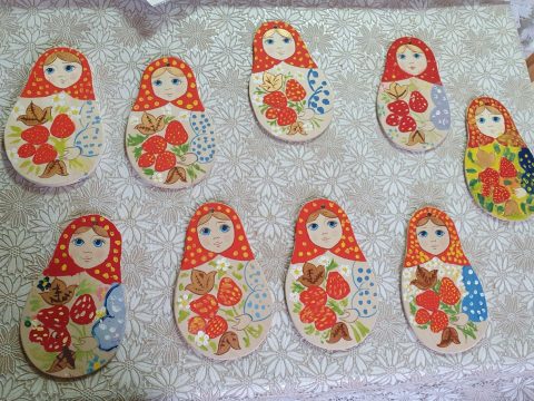 Нарядная матрёшка в Усадьбе Васкелово