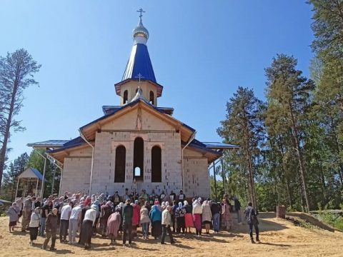 Престольный праздник храма во имя иконы Божией Матери "Споручница грешных" в д.Васкелово