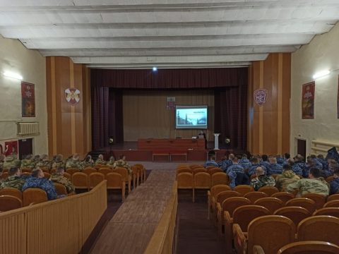 Беседа в Центре подготовки личного состава войск национальной гвардии РФ