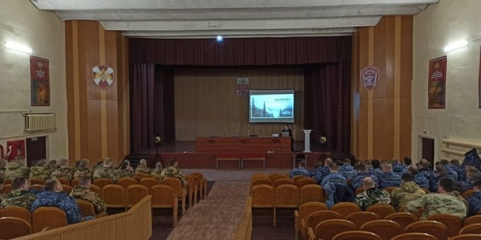 Беседа в Центре подготовки личного состава войск национальной гвардии РФ