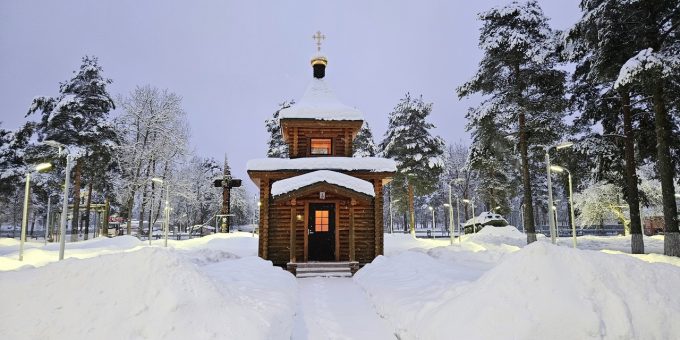 Литургия в войсковой части 6716 войск Росгвардии