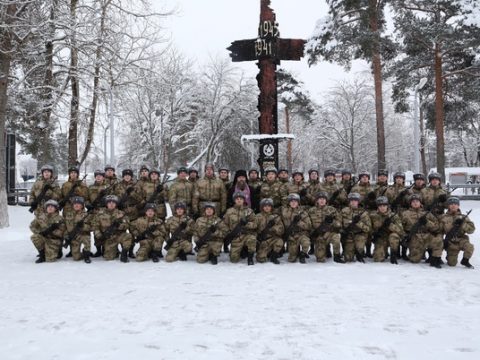 Присяга в в войсковой части 6716 войск Росгвардии